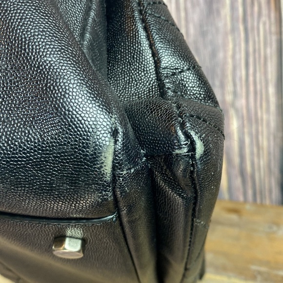 REBECCA MINKOFF Large Je T’aime Black Leather Tote - Picture 8 of 16